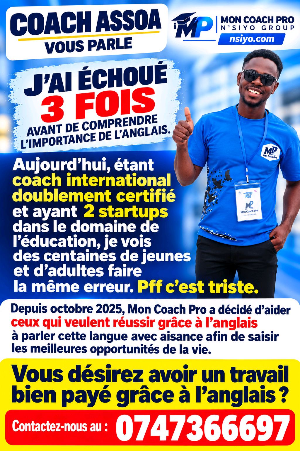 L'anglais a changé ma vie