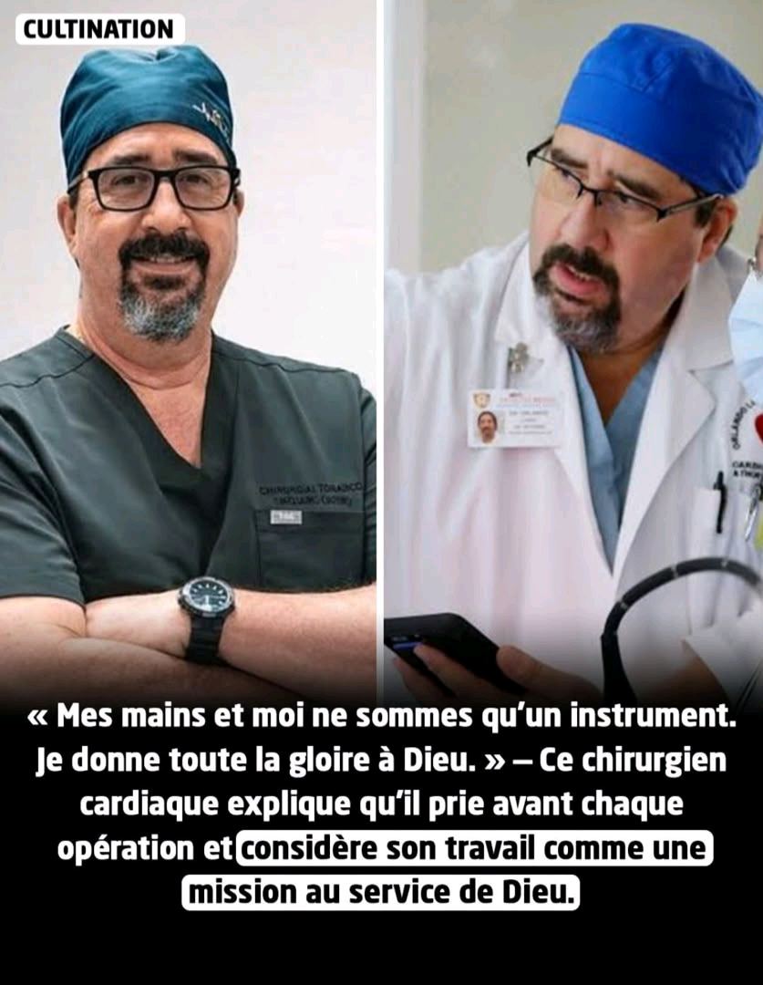 💡 Avant chaque opération, le Dr Orlando López de Victoria, chirurgien cardiovas