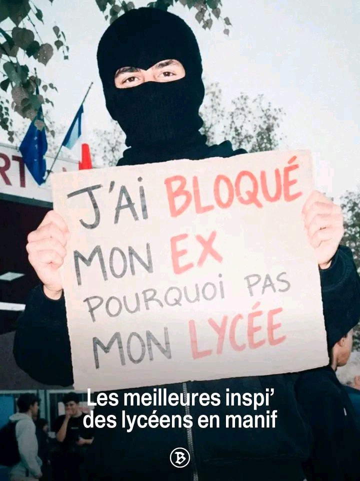 les meilleurs inspiration des lycéens en manif🤣🤣